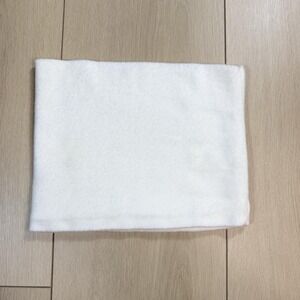 Vintage Eurdimi‎ White Fleece Neck Warmer Gaiter Made in Canada Unisex Acrylic